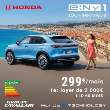 PROFITEZ DU HONDA e:NY1 100% ÉLECTRIQUE DES 299€/MOIS*